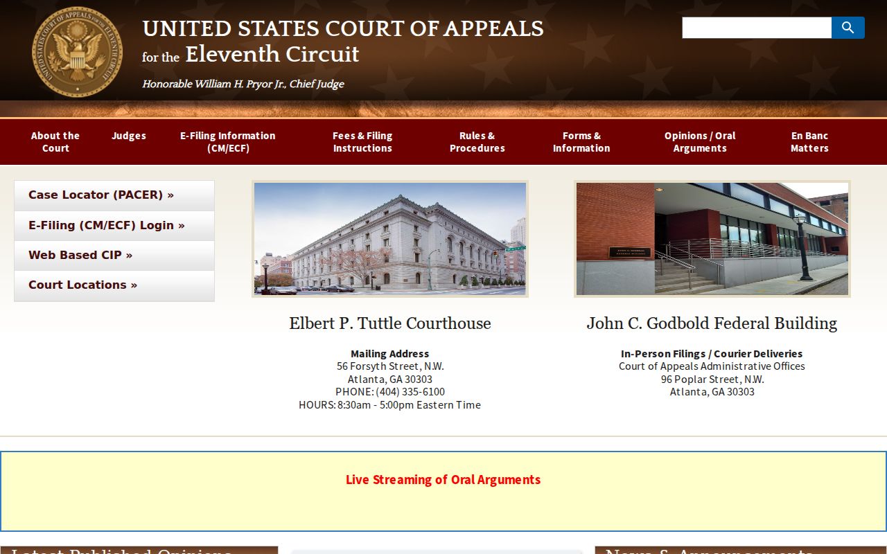 Federal appellate court distinction for Elmore County civil dockets