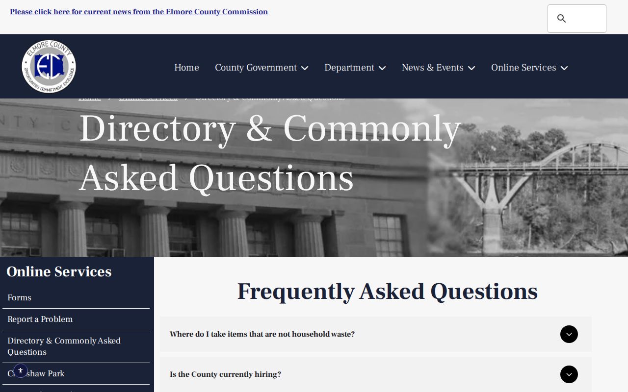 Elmore County traffic court records ticket routing directory