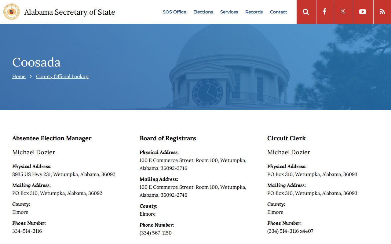Wetumpka court docket state city and county contact directory